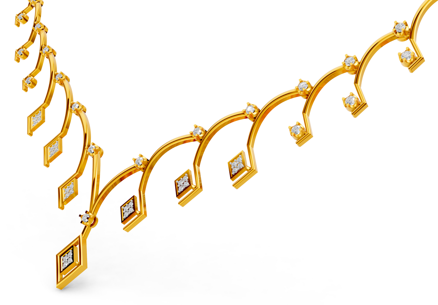 Celestial Vine Diamond Necklace