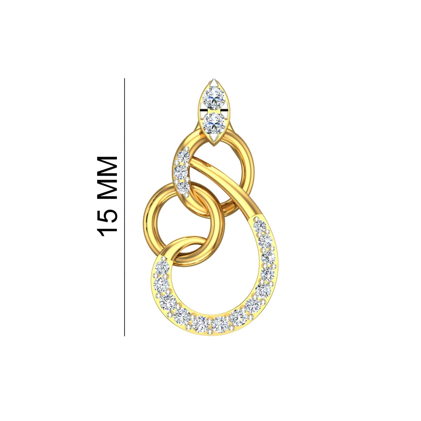 The Interlocking Aura Loop Pendant