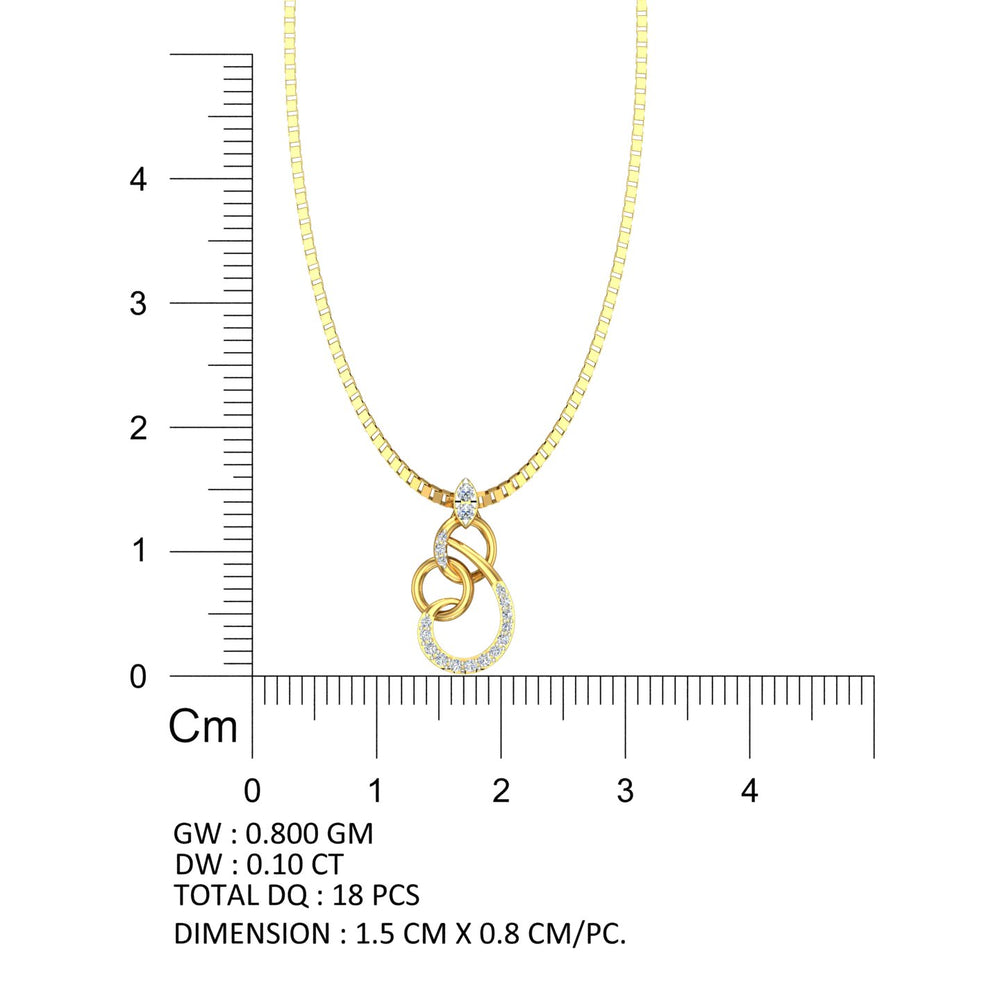 The Interlocking Aura Loop Pendant