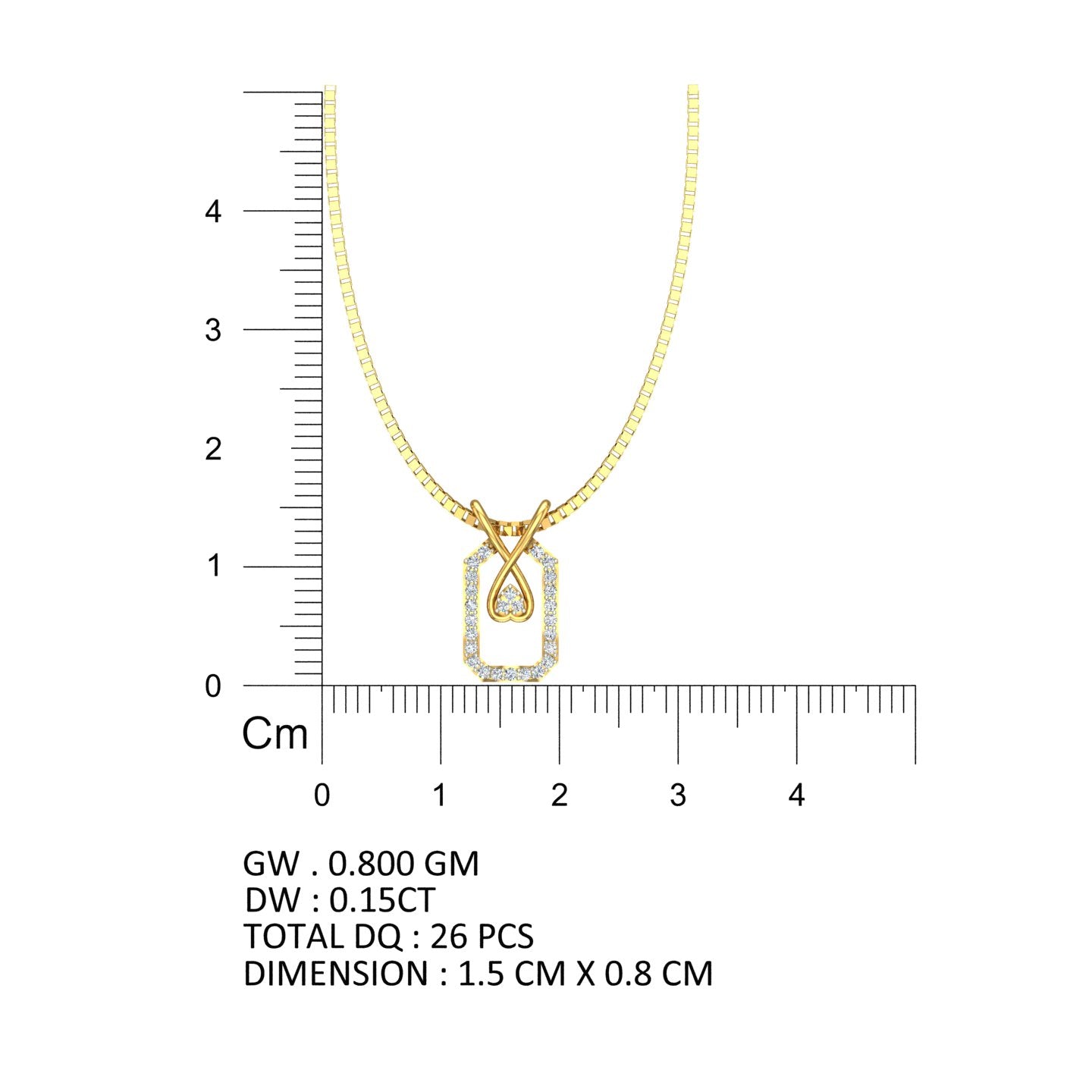 The Infinite Ribbon Halo Pendant