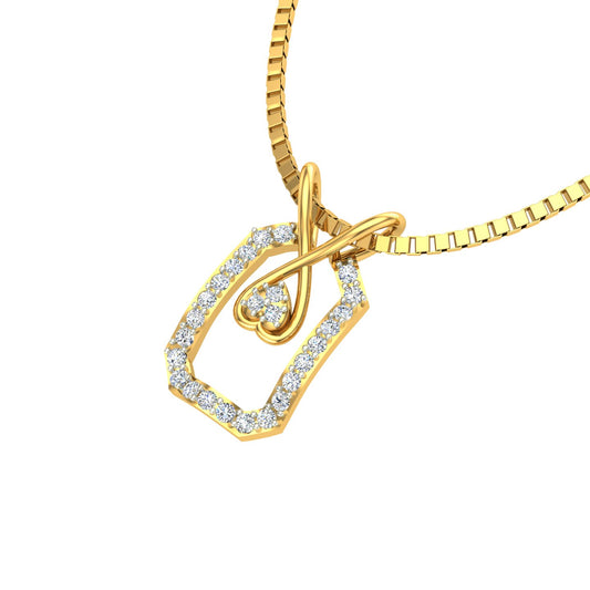 The Infinite Ribbon Halo Pendant