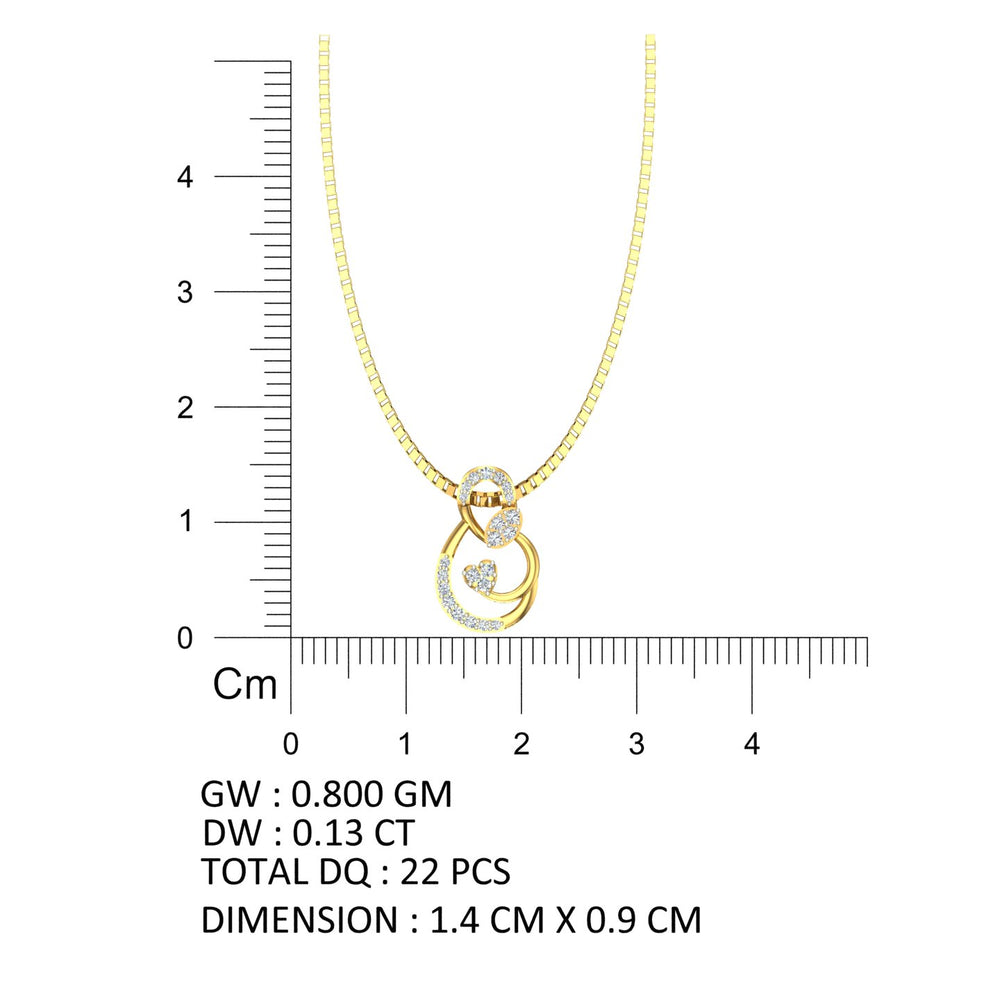The Cosmic Interlocking Amour Pendant