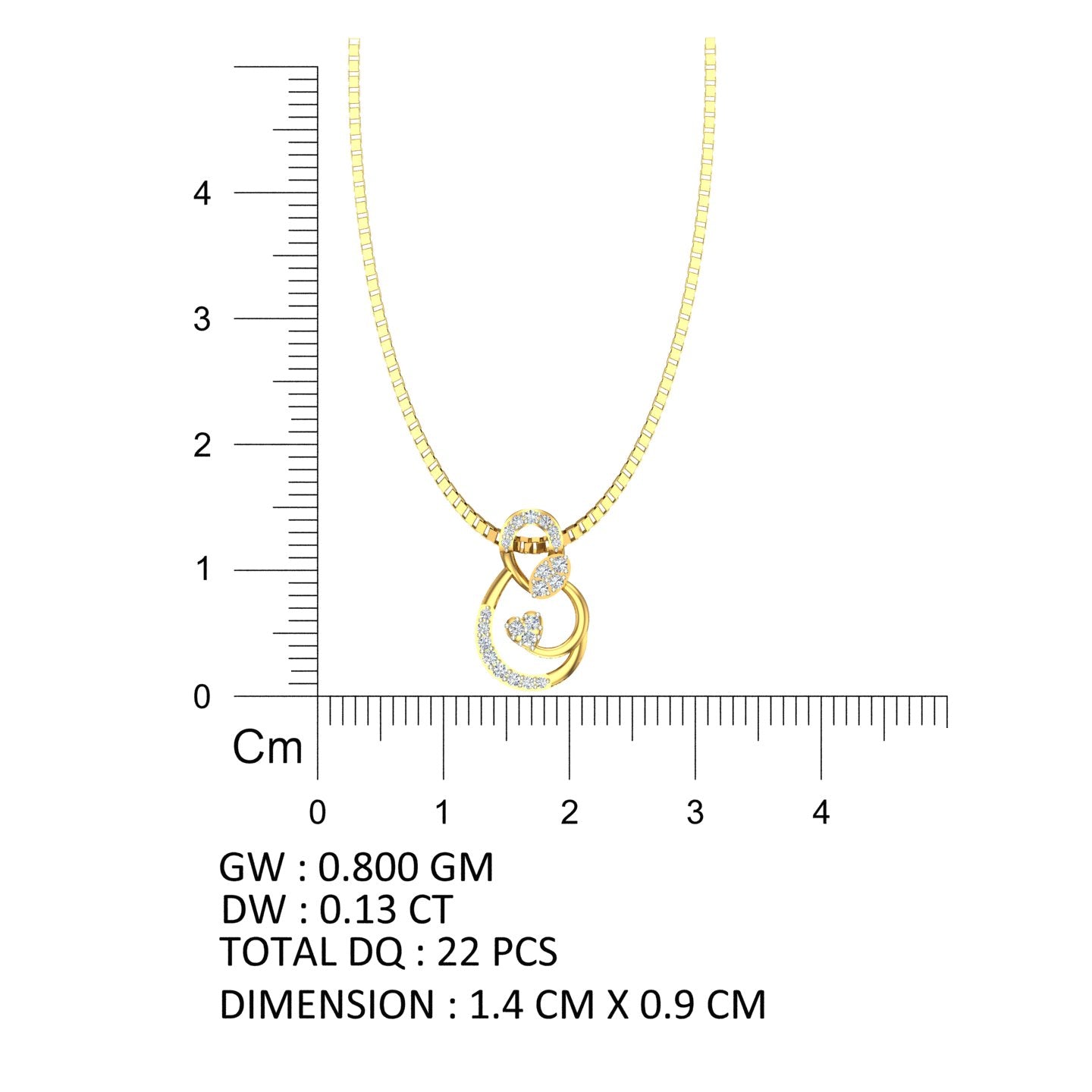 The Cosmic Interlocking Amour Pendant