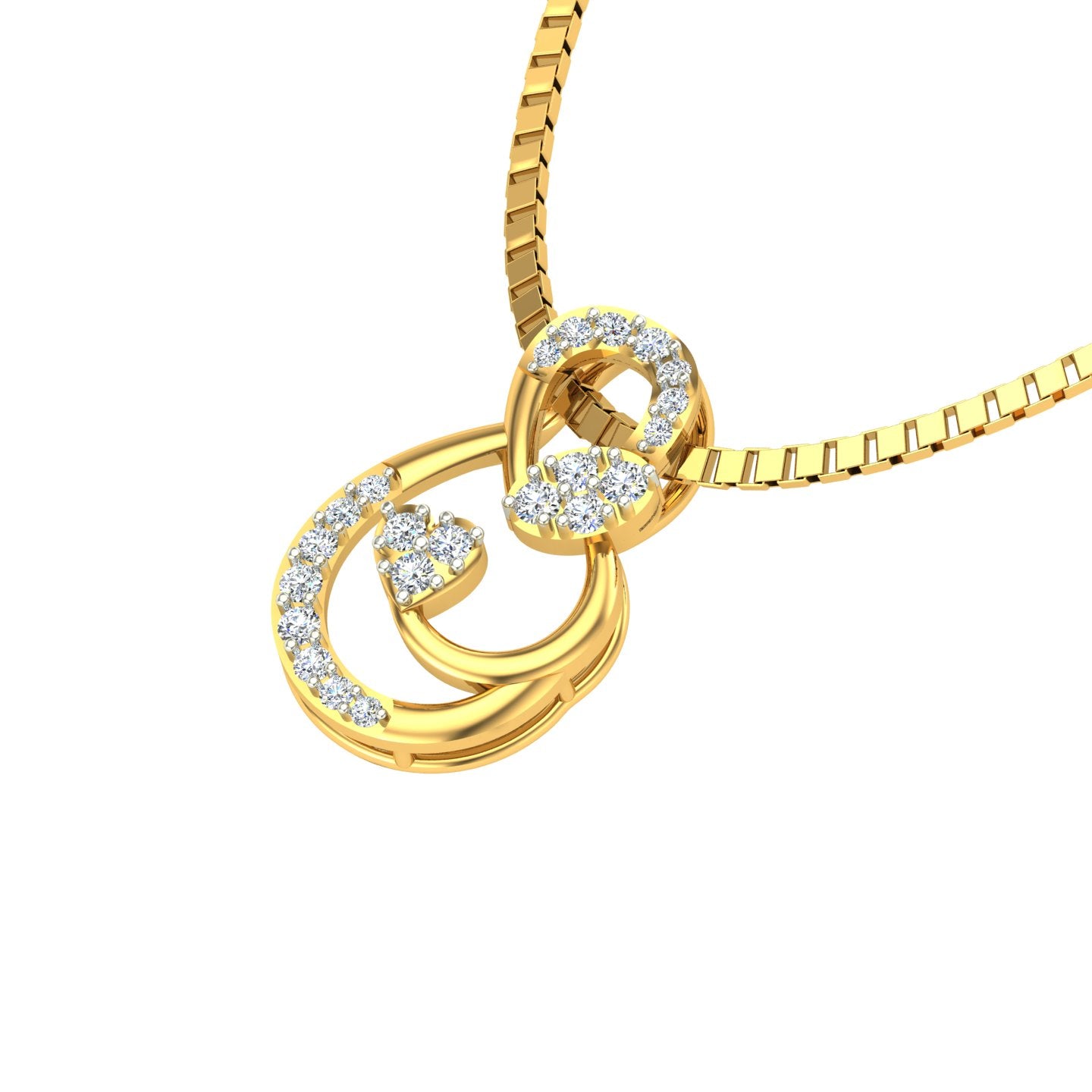 The Cosmic Interlocking Amour Pendant