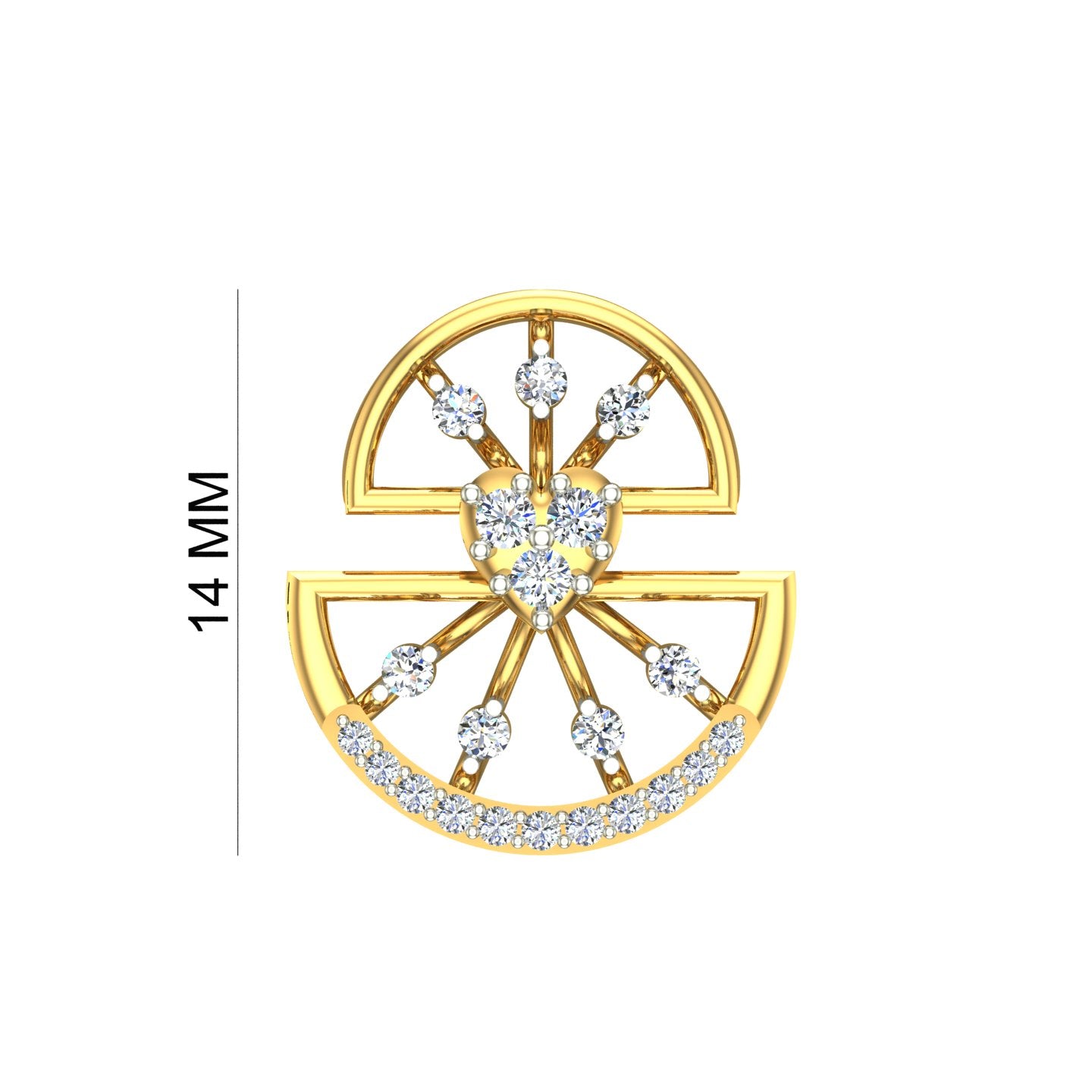 The Celestial Compass Amour Pendant