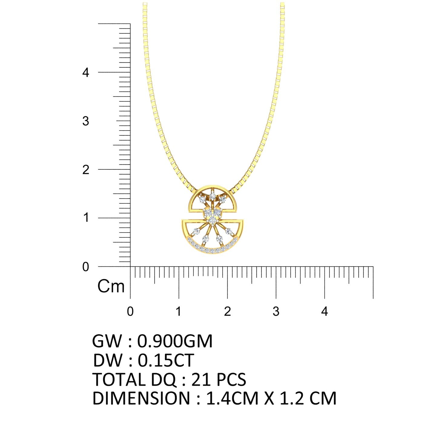 The Celestial Compass Amour Pendant