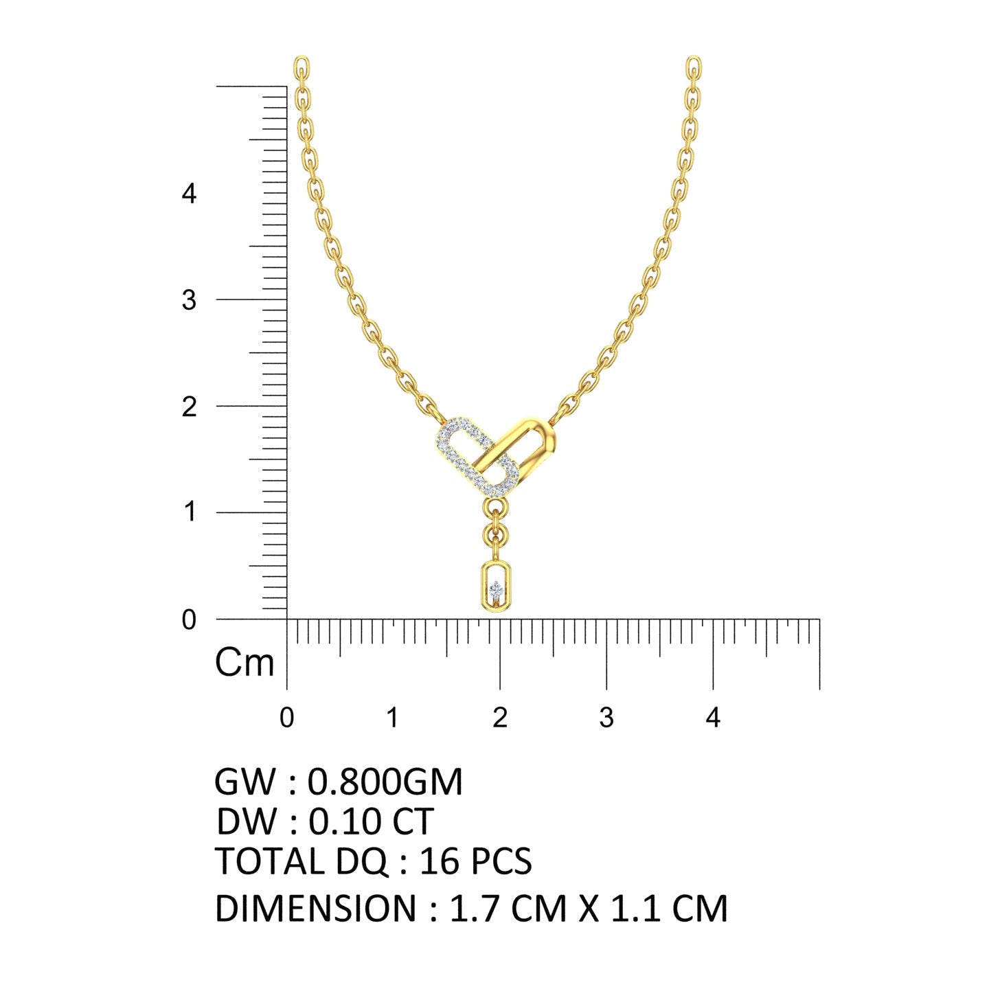The Infinite Cubism Drop Pendant