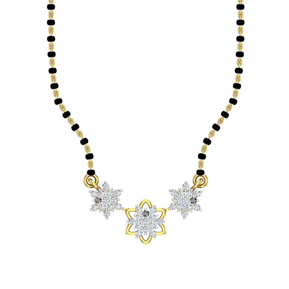 Royal Blossom Diamond Mangalsutra