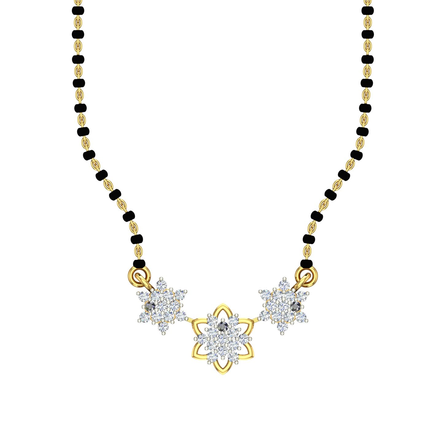 Royal Blossom Diamond Mangalsutra