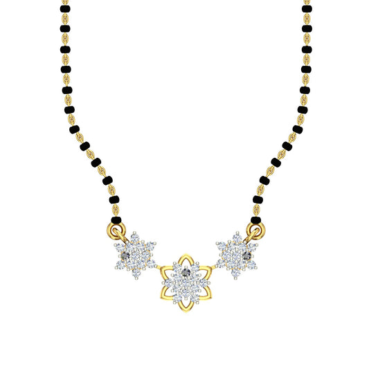 Royal Blossom Diamond Mangalsutra