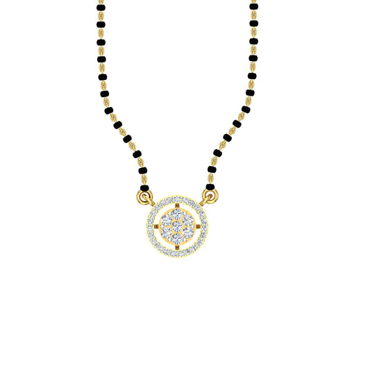 Eternal Halo Diamond Mangalsutra