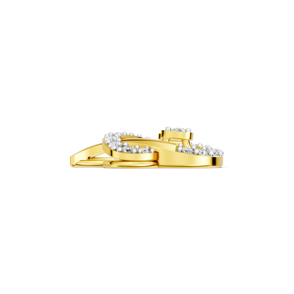 Eternal Swirl Diamond Stud Tops