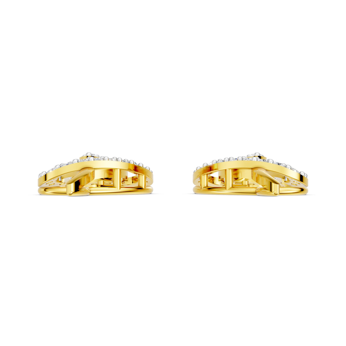 Eternal Swirl Diamond Stud Tops