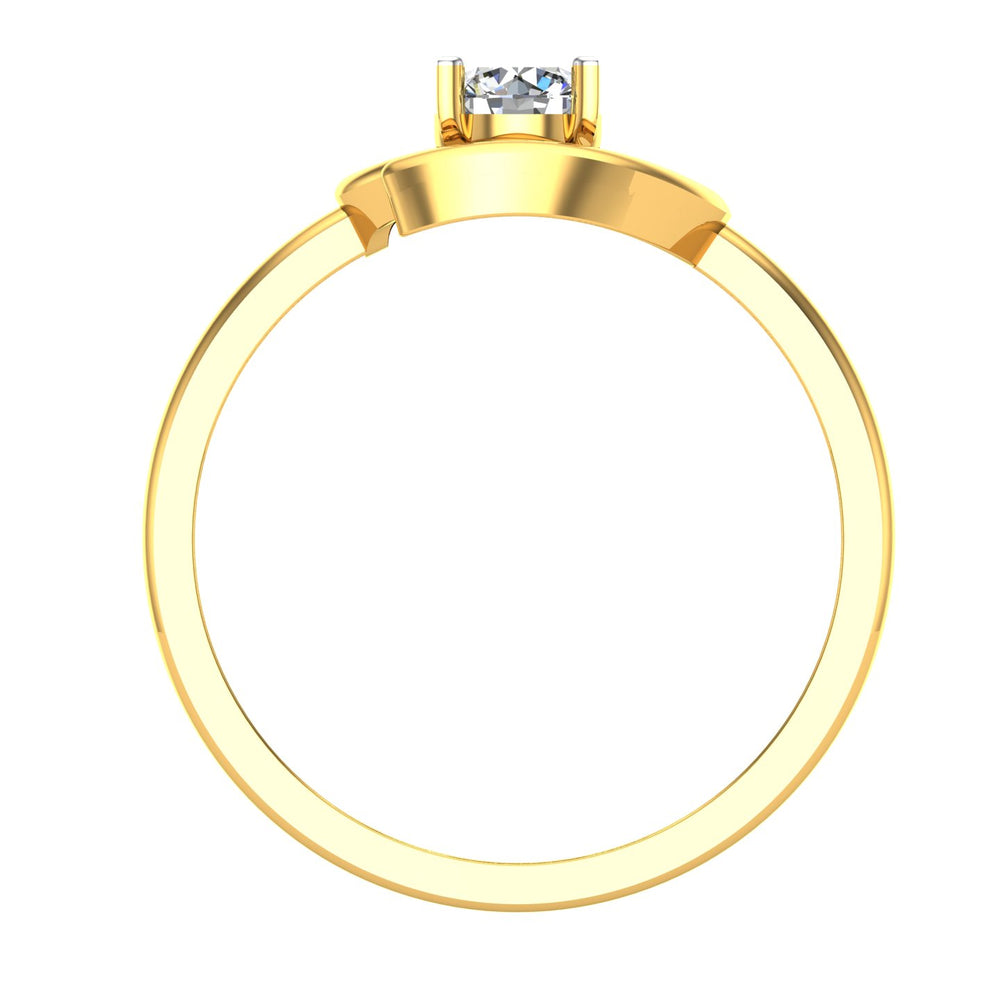 Shining Swirl Diamond Ladies Ring SPLR-02