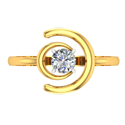 Shining Swirl Diamond Ladies Ring SPLR-02