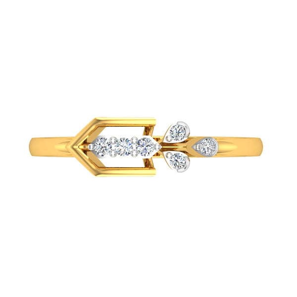 Aura of Arrow Diamond Ring