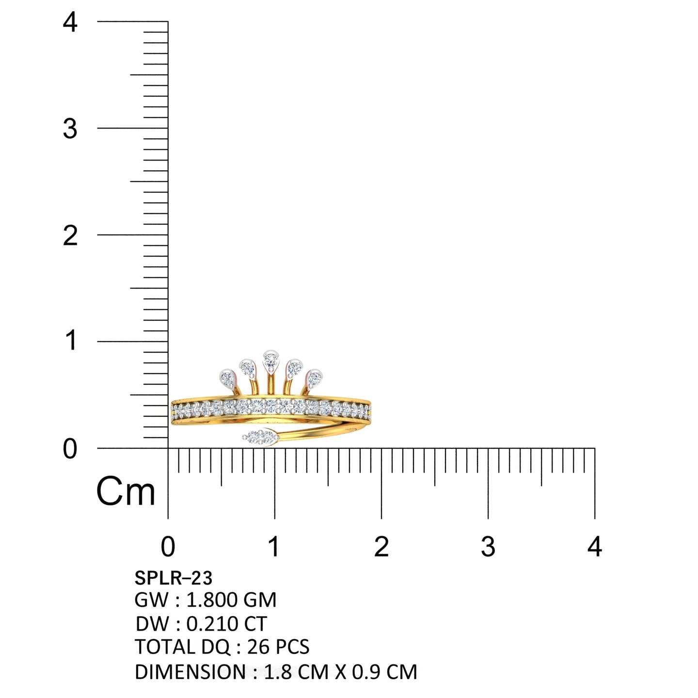 crown-style diamond ring