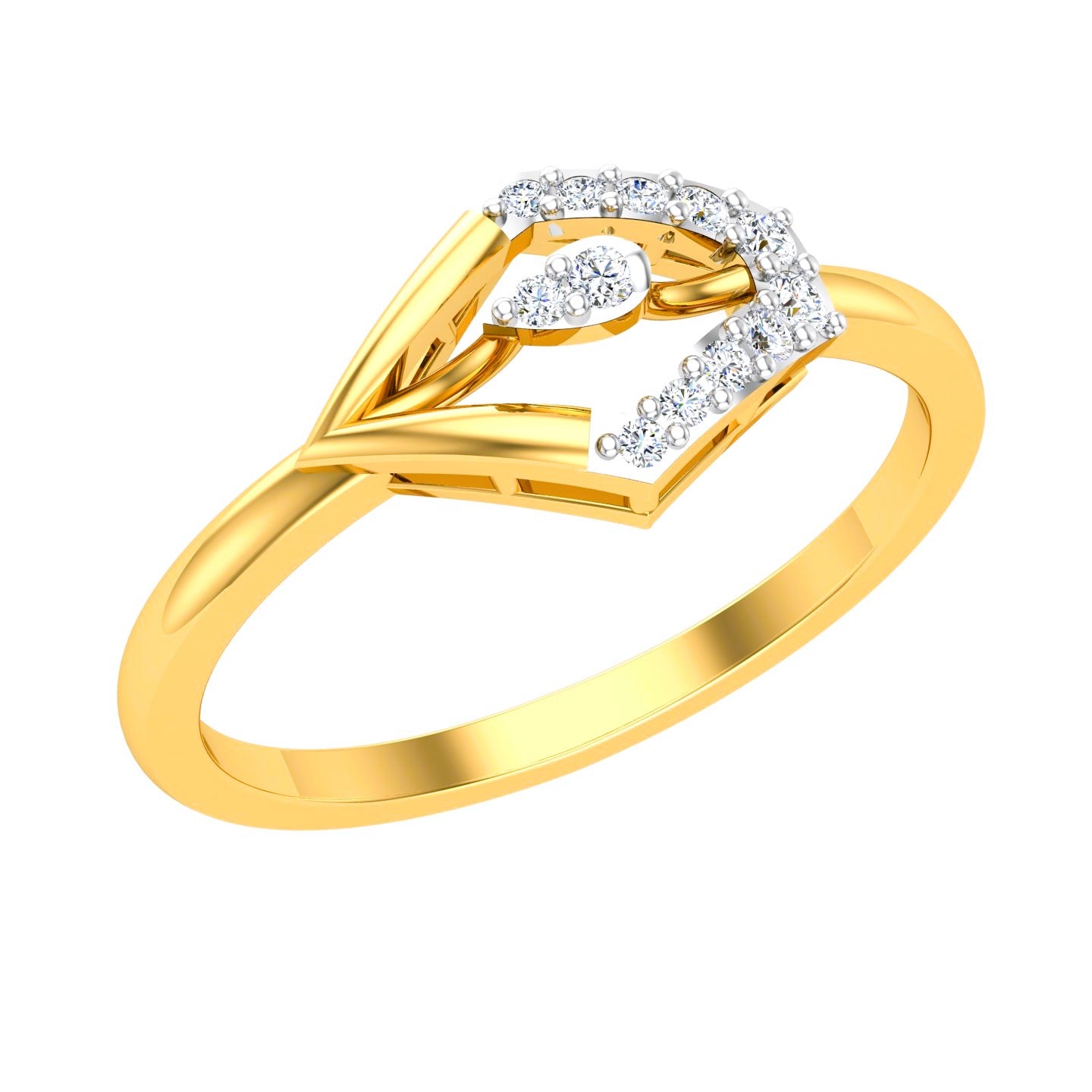 Royal Peacock Diamond Ring