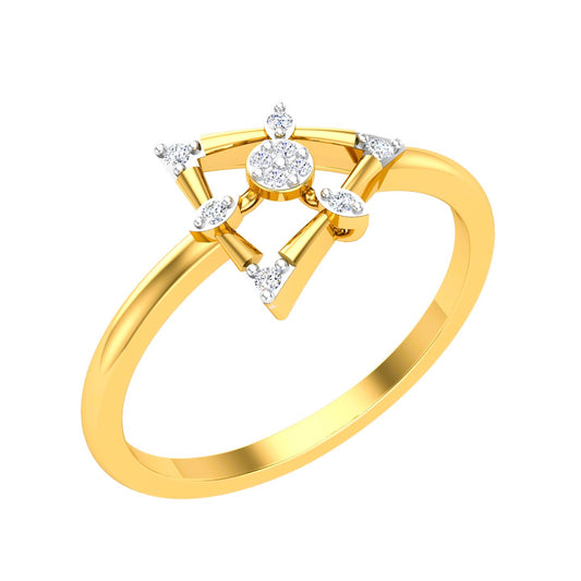 Celestial Blossom Diamond Ring