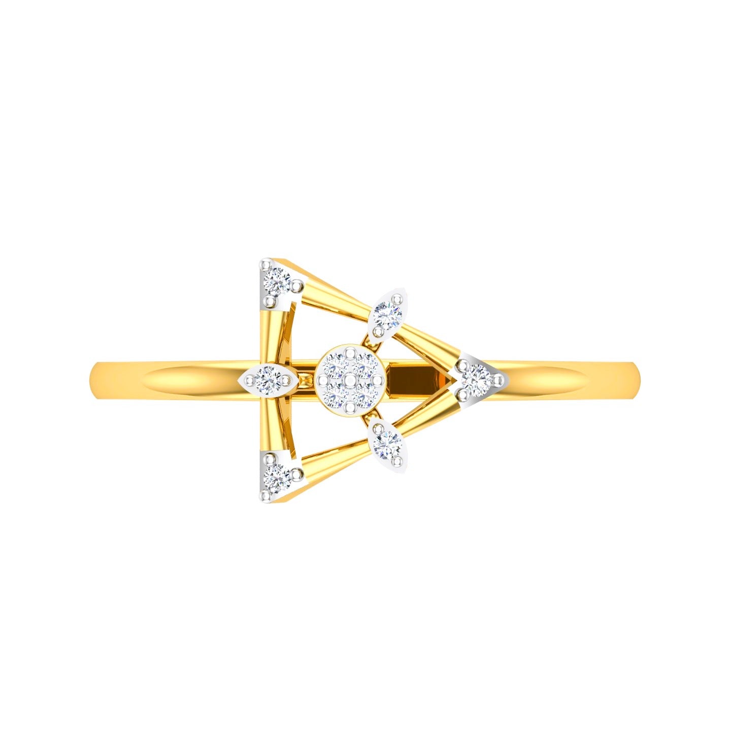 Celestial Blossom Diamond Ring