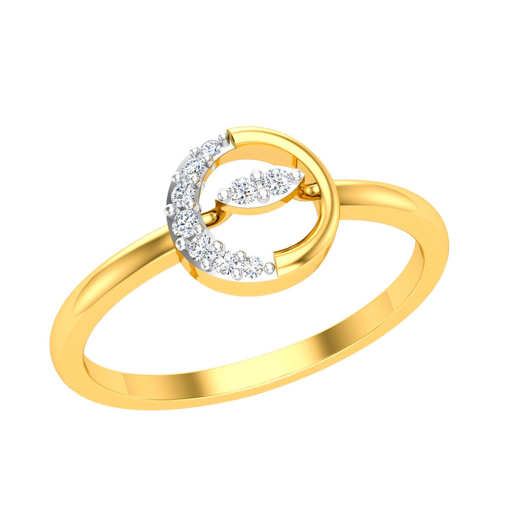 Moonlit Grace Diamond Ring