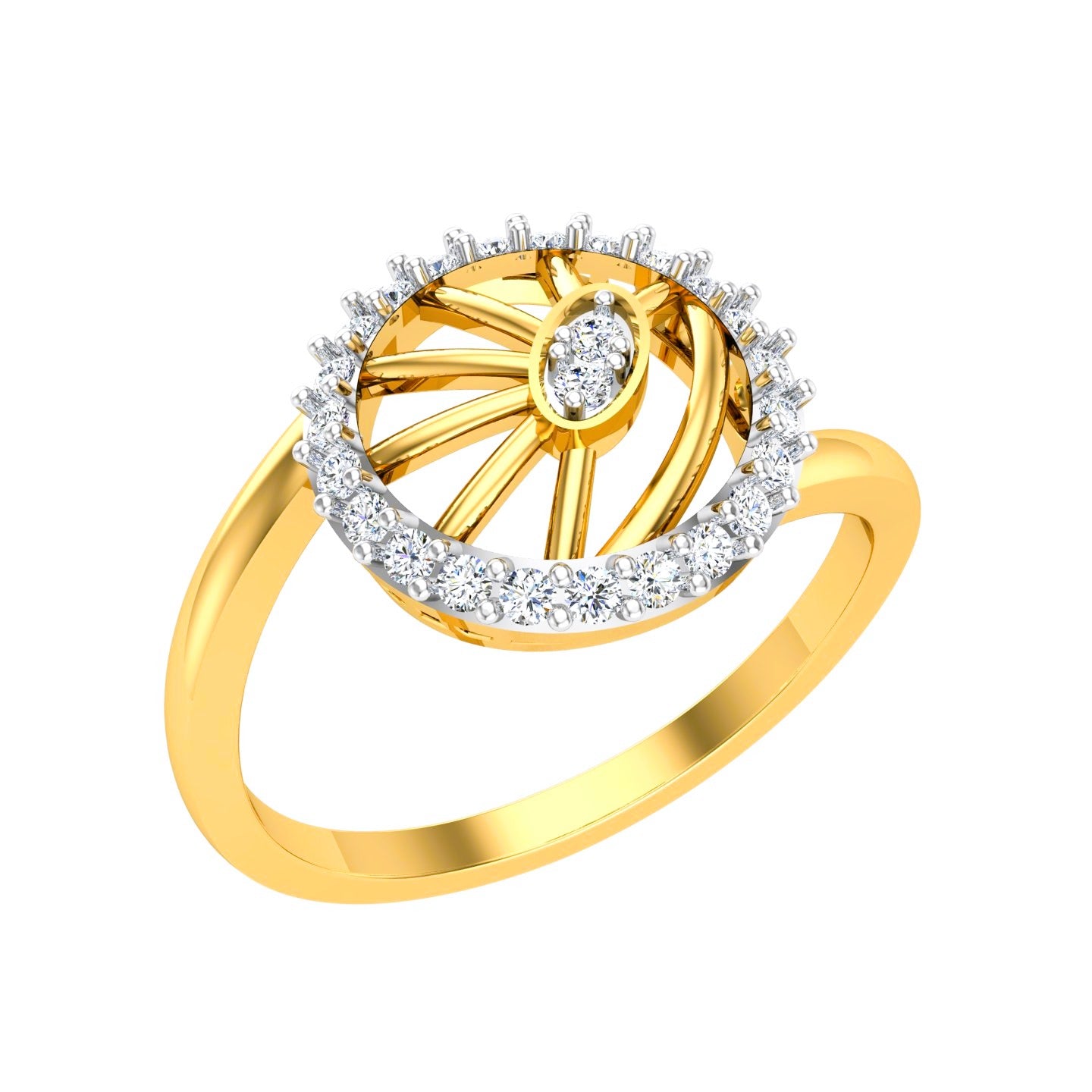 Celestial Orbit Diamond Ring