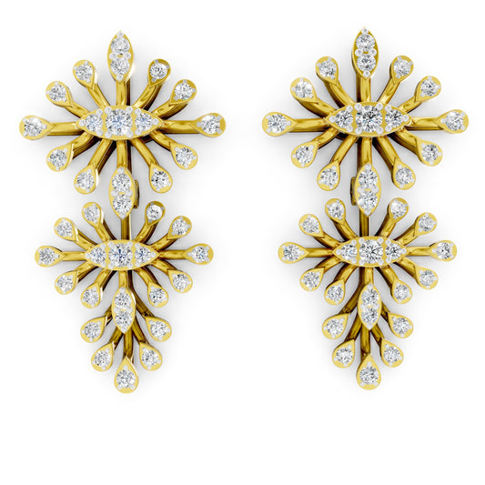 Radiant Sunburst Diamond Drop net