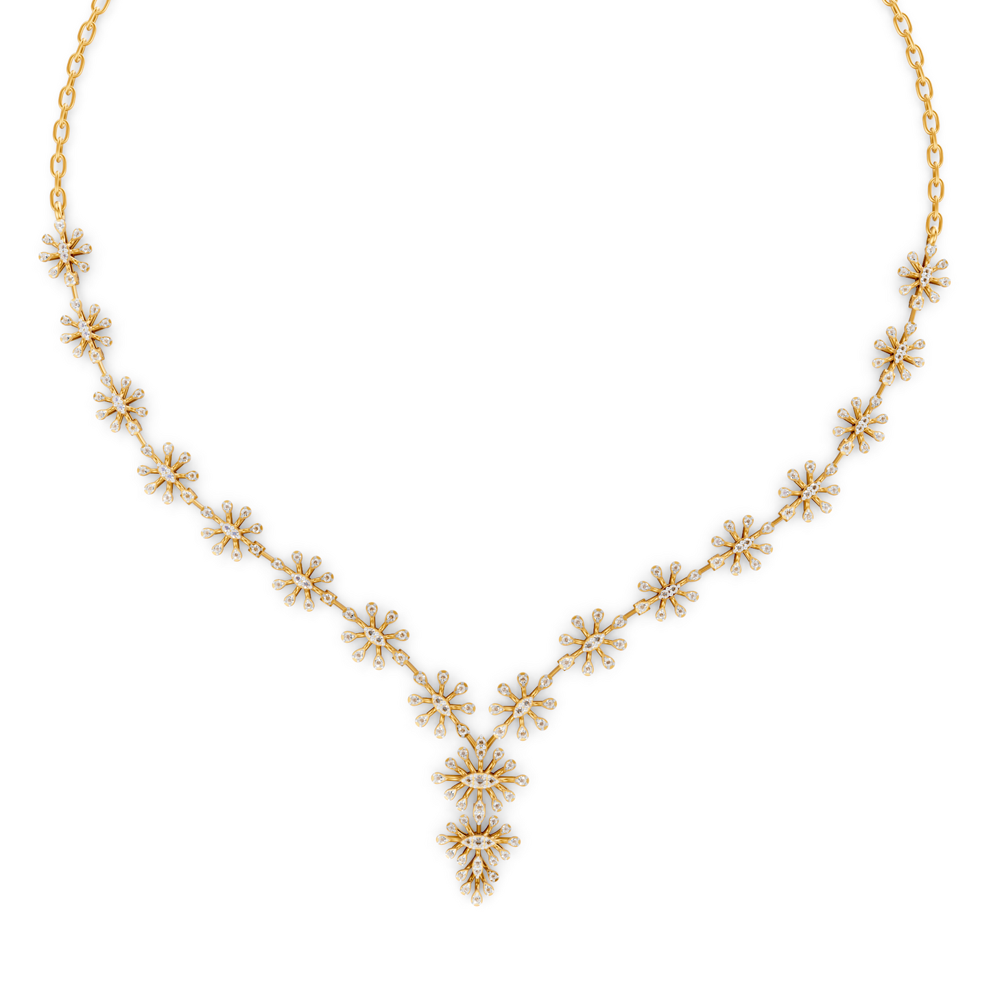 Celestial Bloom Diamond Necklace