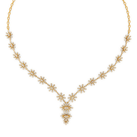 Celestial Bloom Diamond Necklace