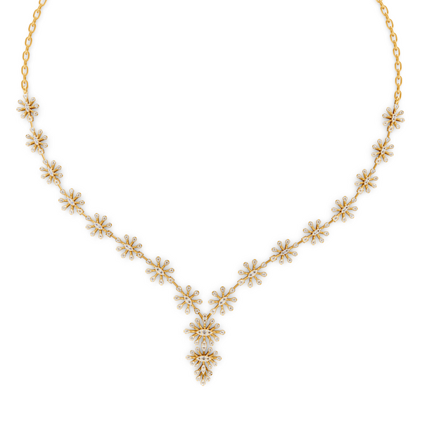 Celestial Bloom Diamond Necklace
