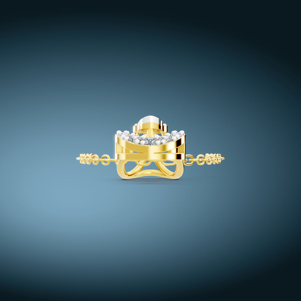 Celestial Dewdrop Diamond Pendant