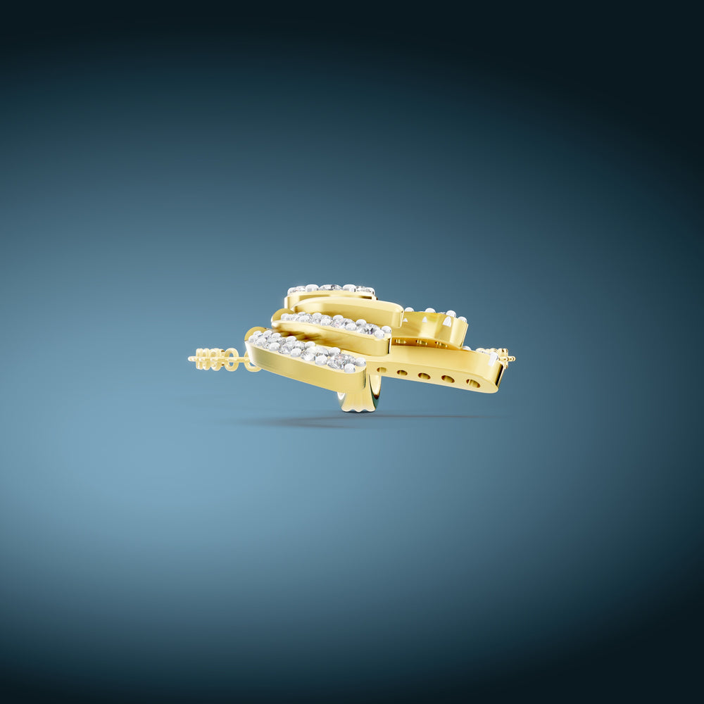Radiant Aurora Diamond Pendant