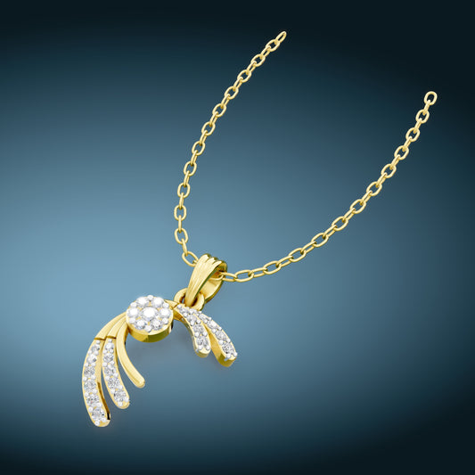 Radiant Aurora Diamond Pendant