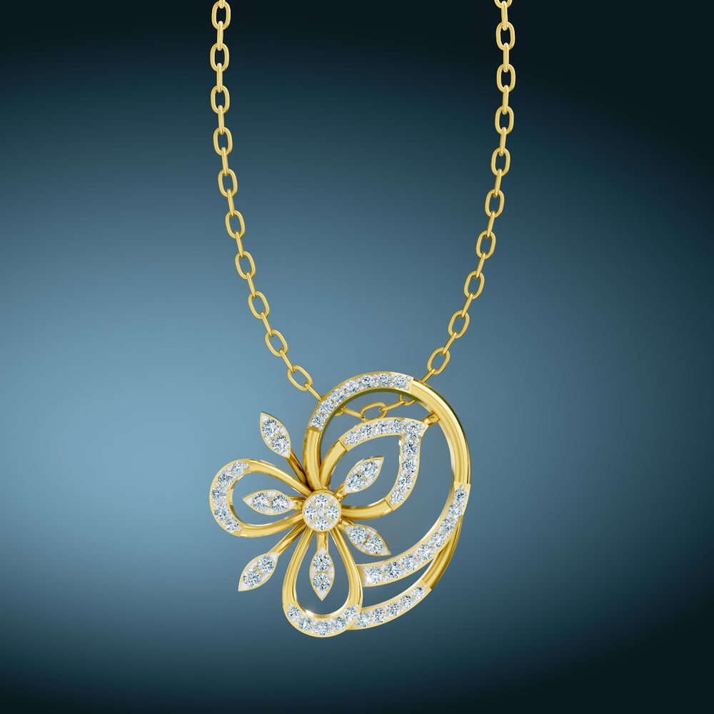 Royal Blossom Diamond Pendant