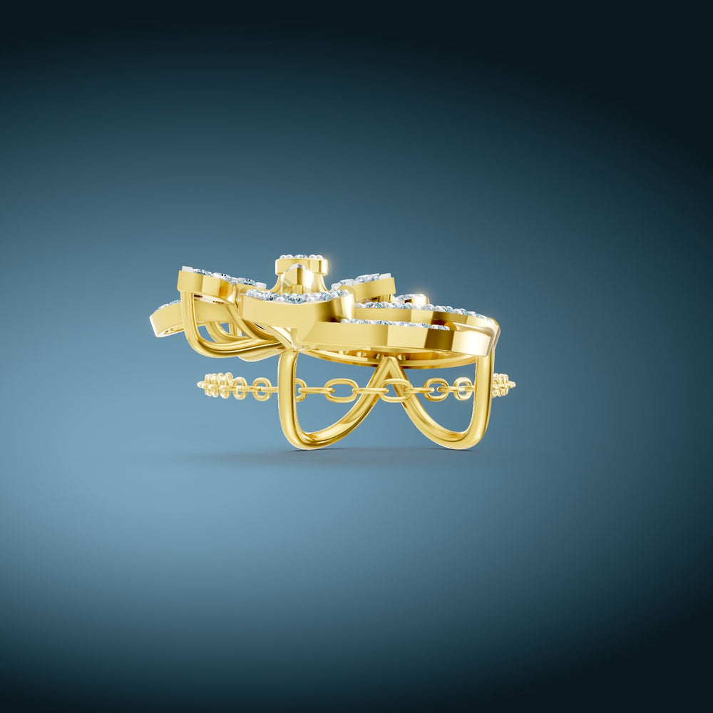 Royal Blossom Diamond Pendant