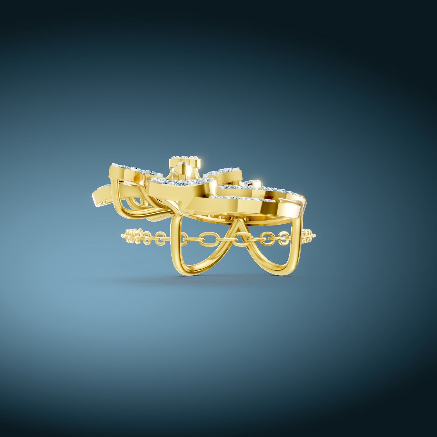 Royal Blossom Diamond Pendant