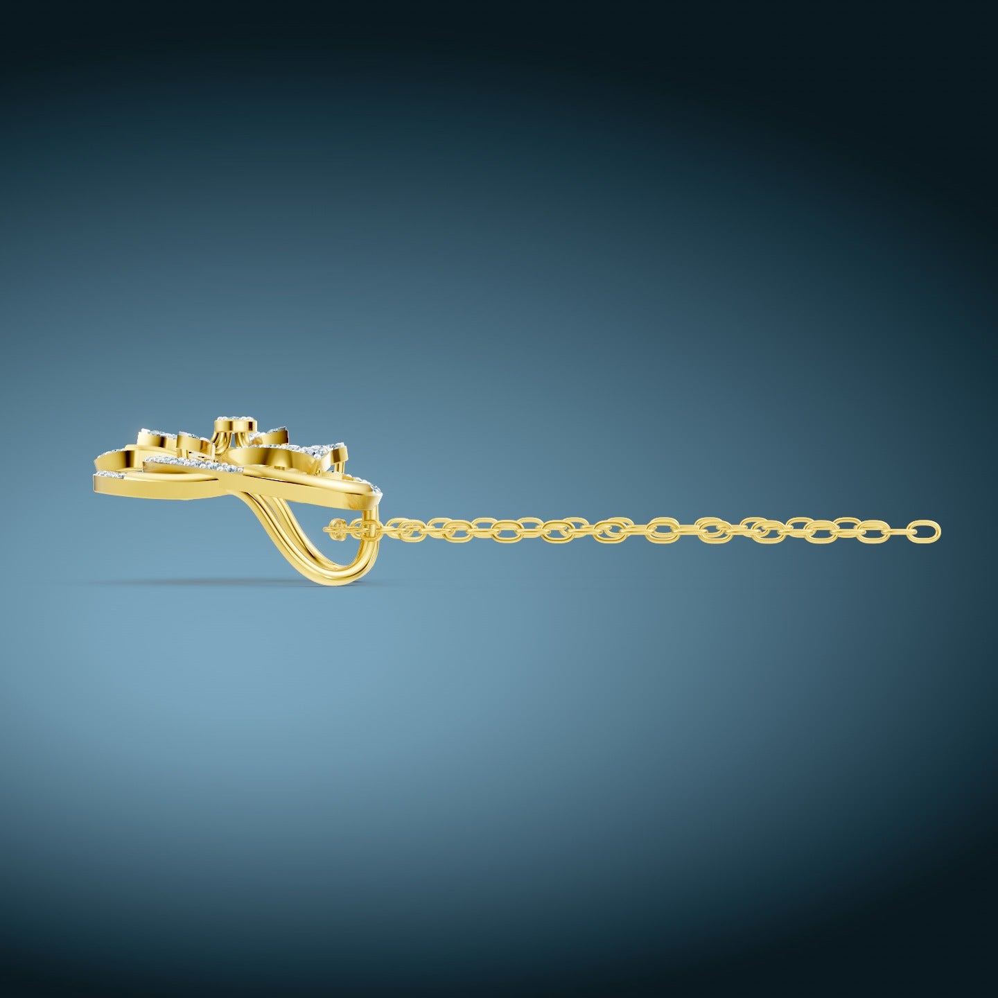 Royal Blossom Diamond Pendant