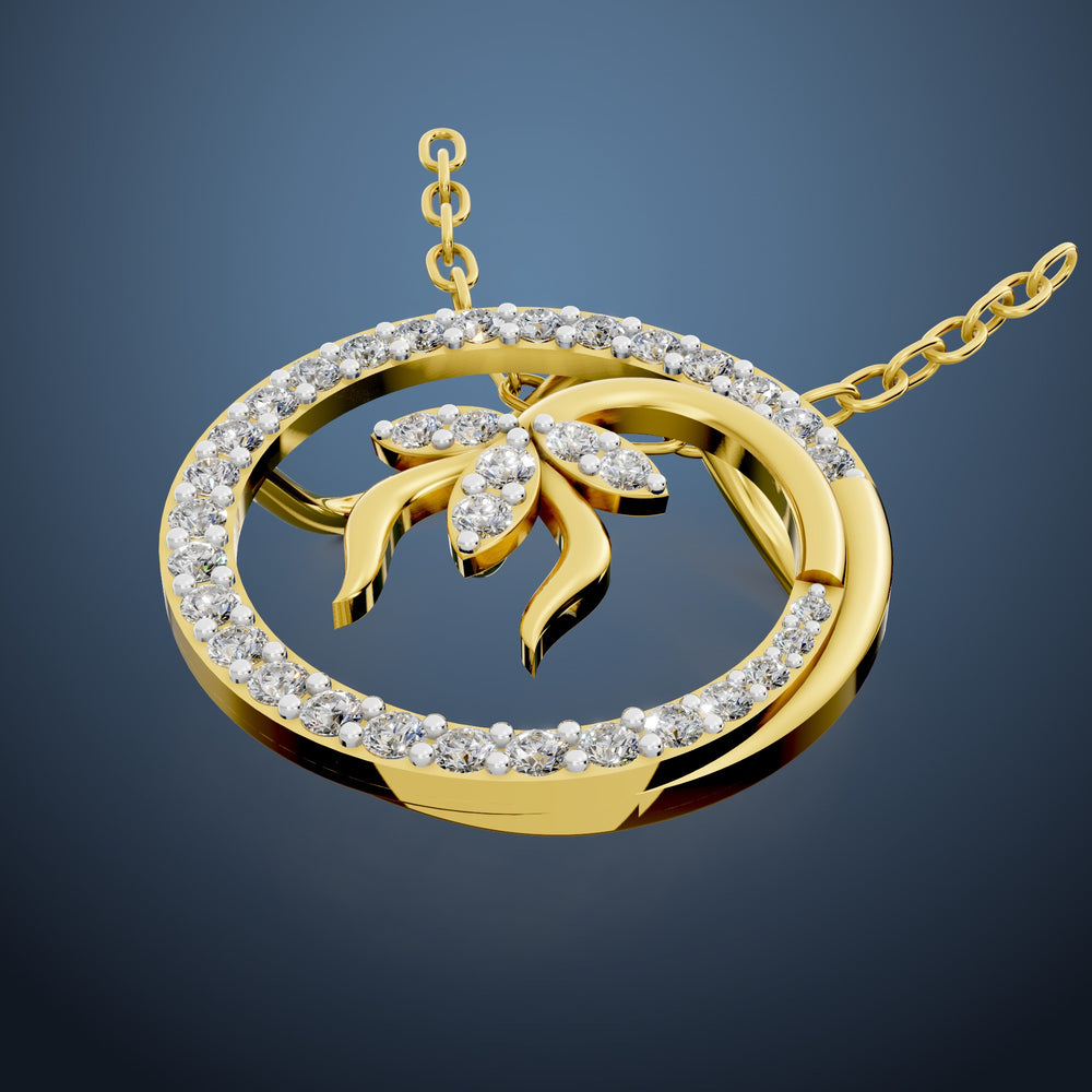 Eternal Bloom Diamond Pendant