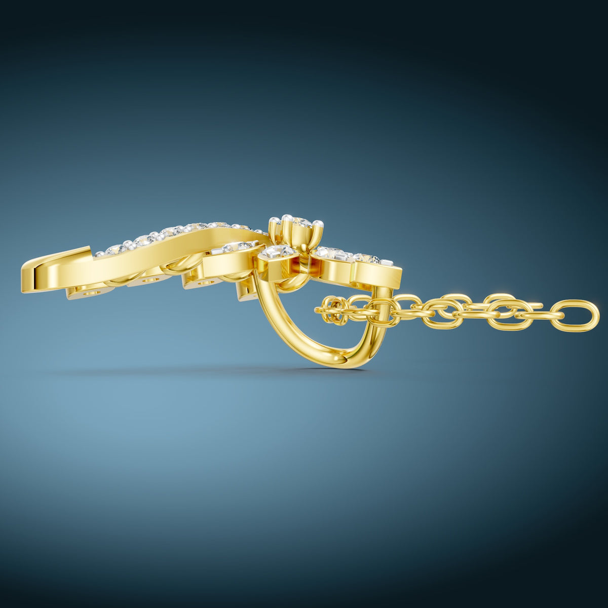 Royal Vine Diamond Pendant