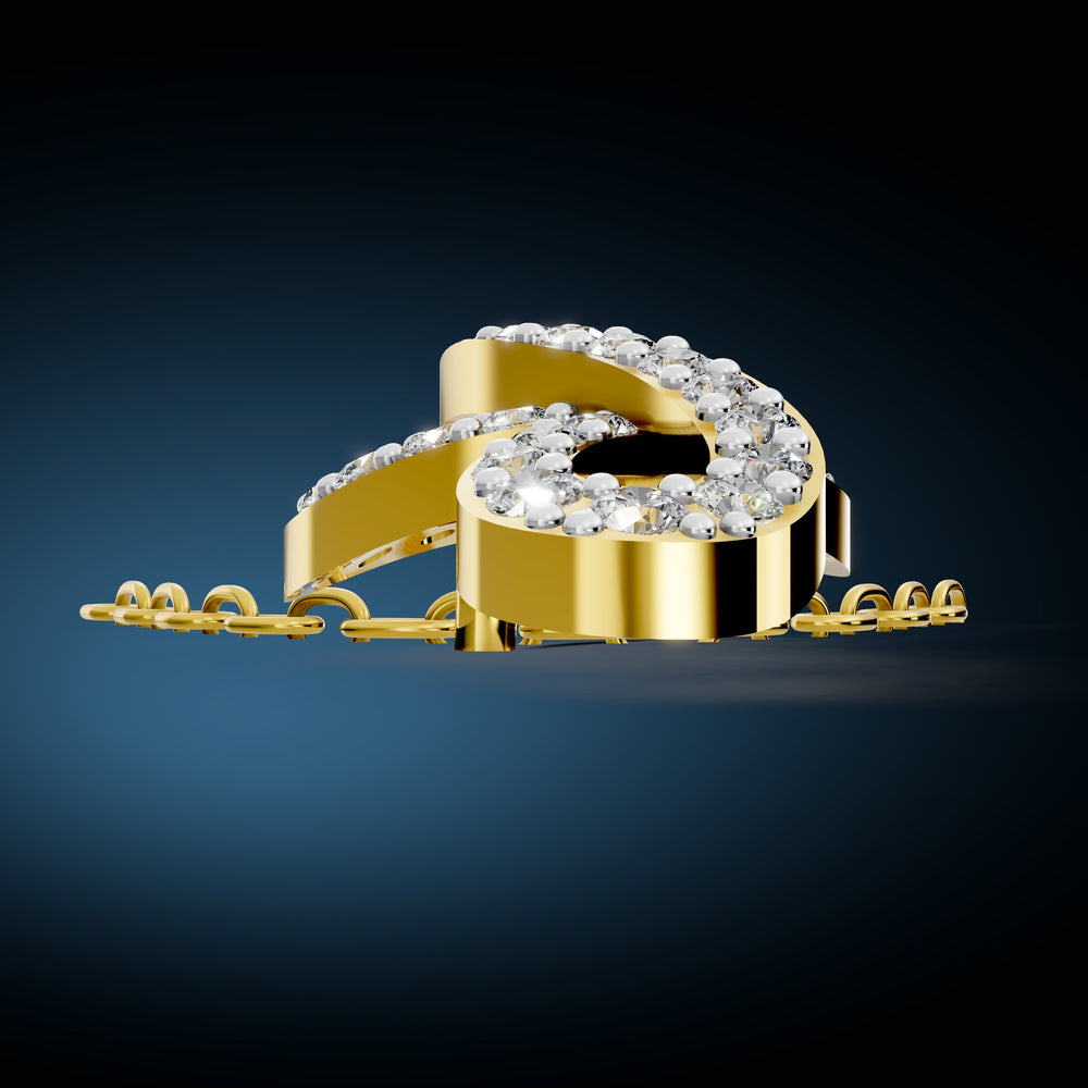 Infinity Spark Diamond Pendant