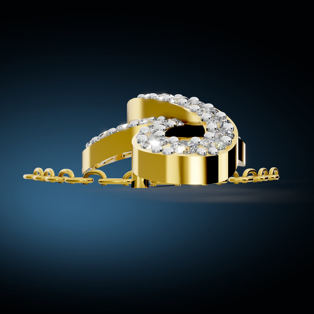 Infinity Spark Diamond Pendant