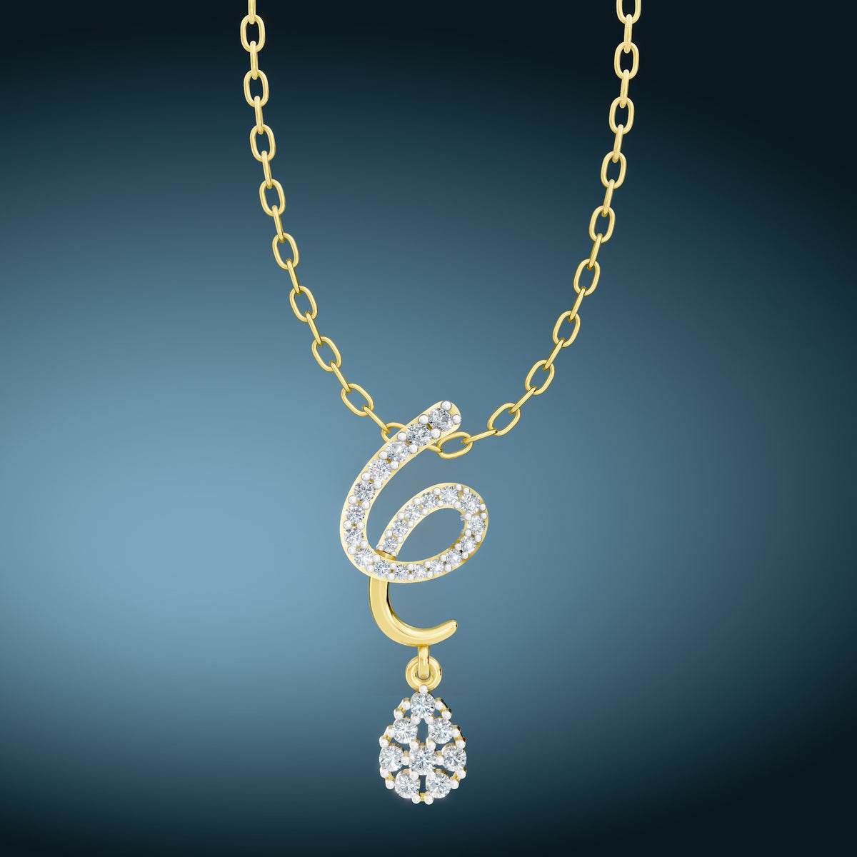Aurora Bloom Diamond Pendant