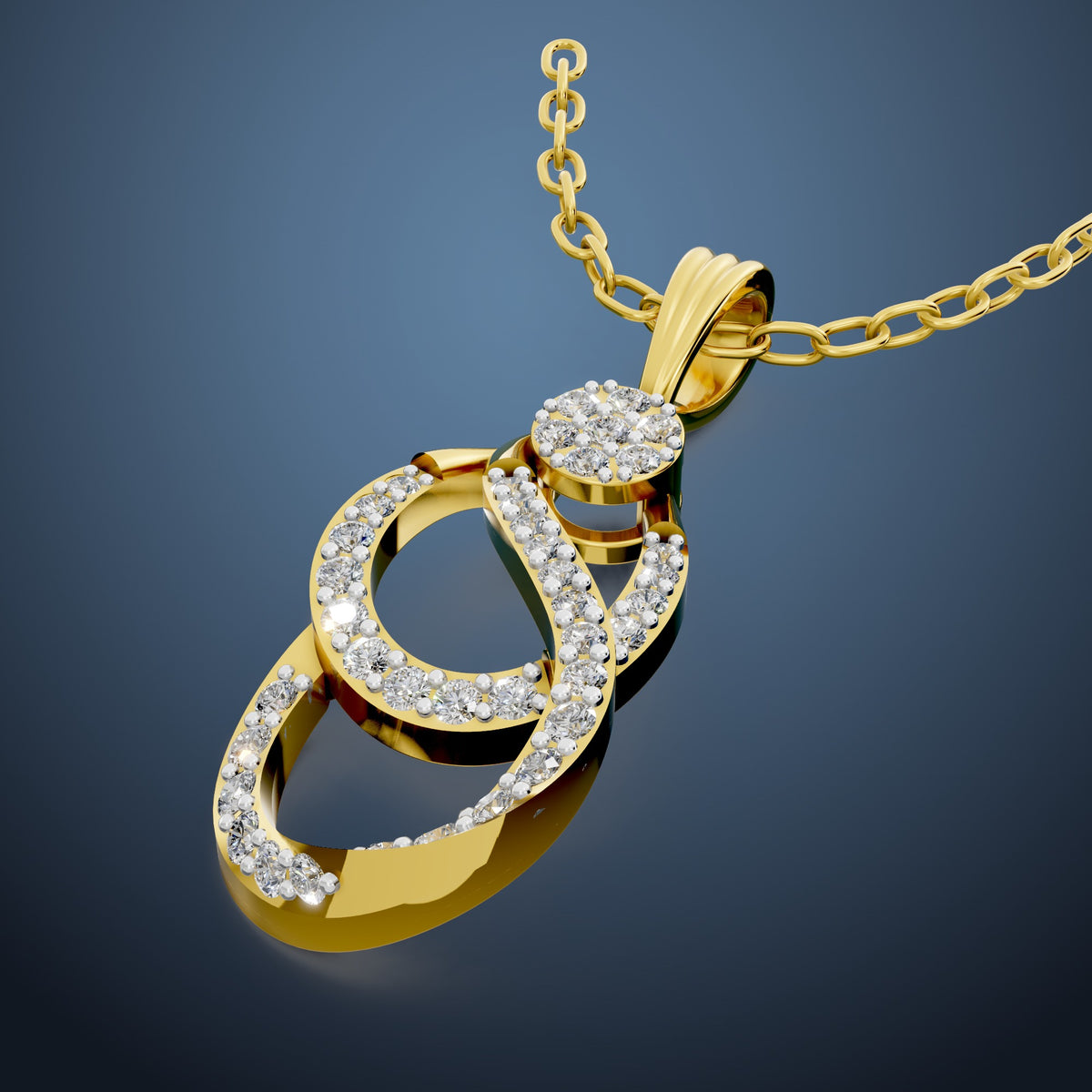 Eternal Orbit Diamond Pendant