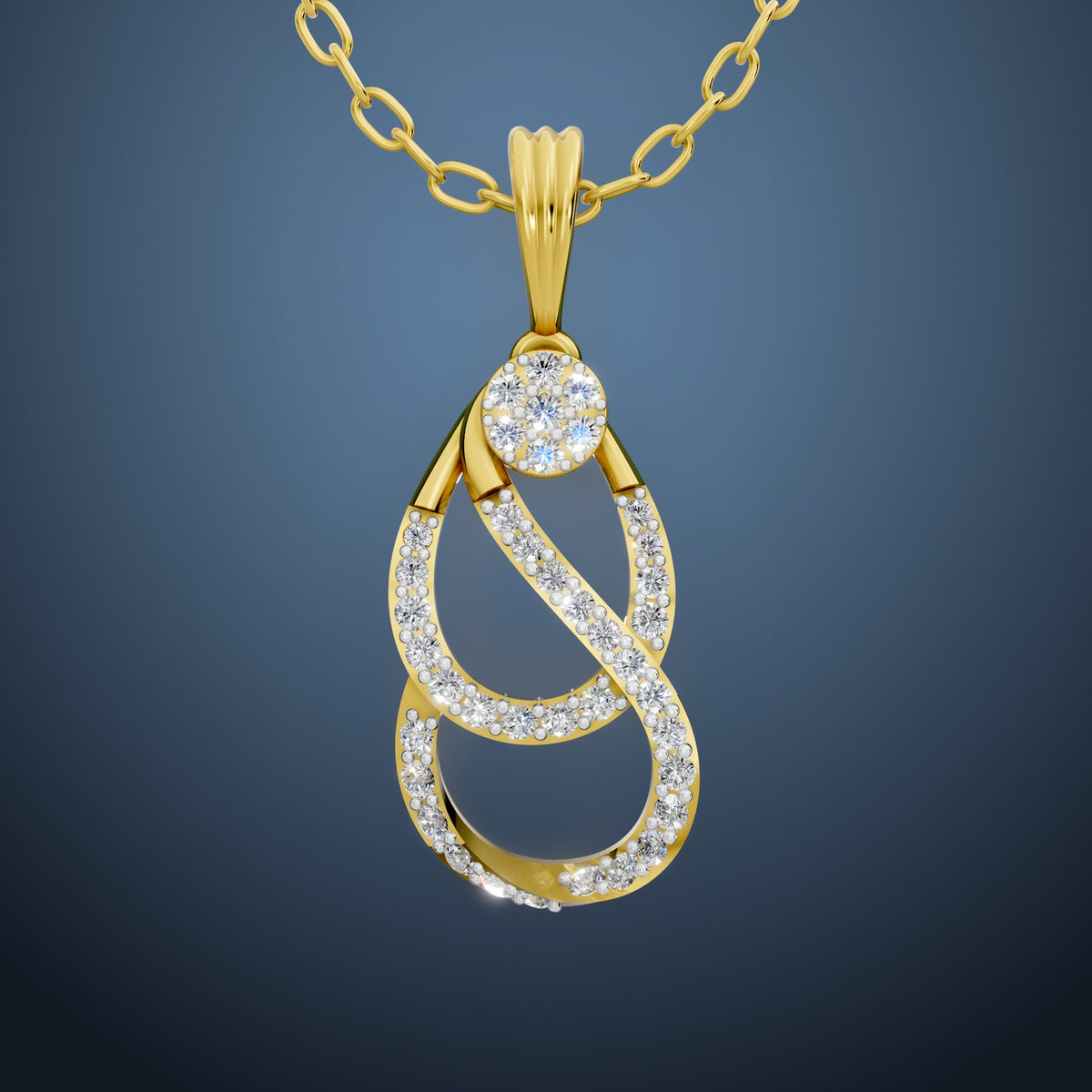 Eternal Orbit Diamond Pendant