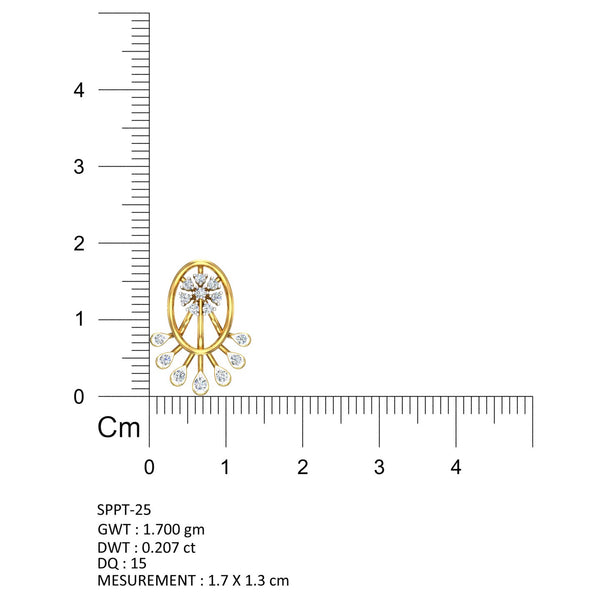 Radiant Blossom Drop Pendant hover image