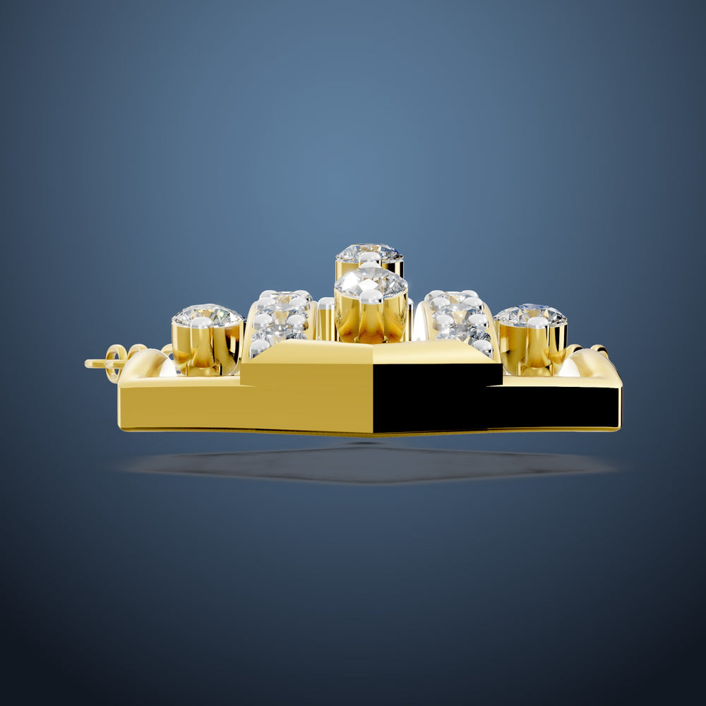 Radiant Prism Diamond Pendant