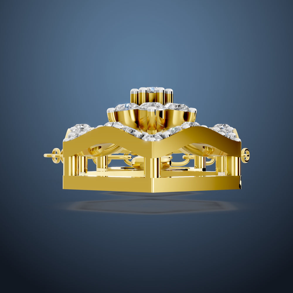 Celestial Bloom Diamond Pendant