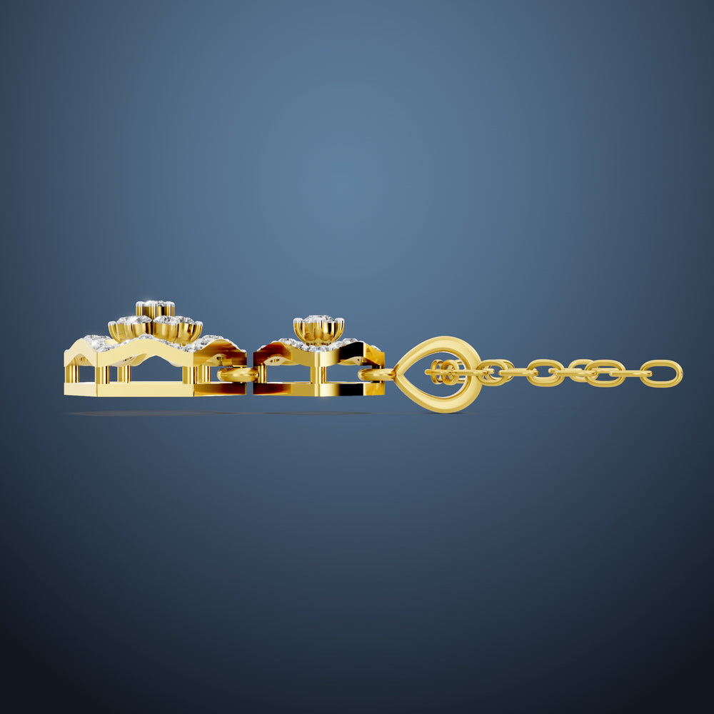 Celestial Bloom Diamond Pendant