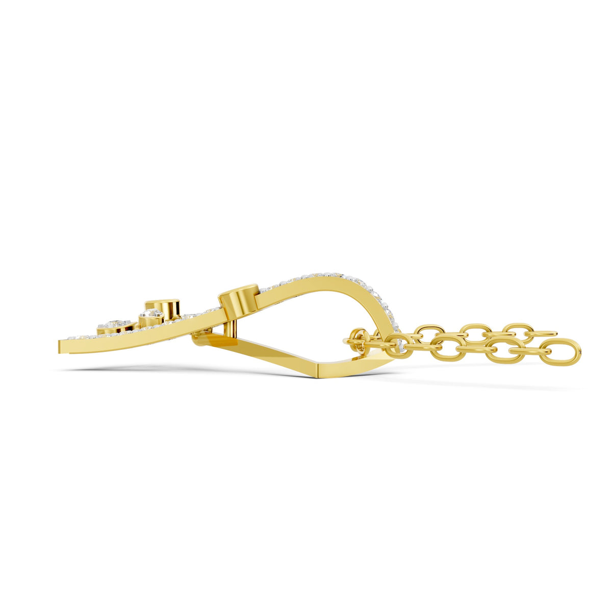 Infinity Arrow Diamond Pendant