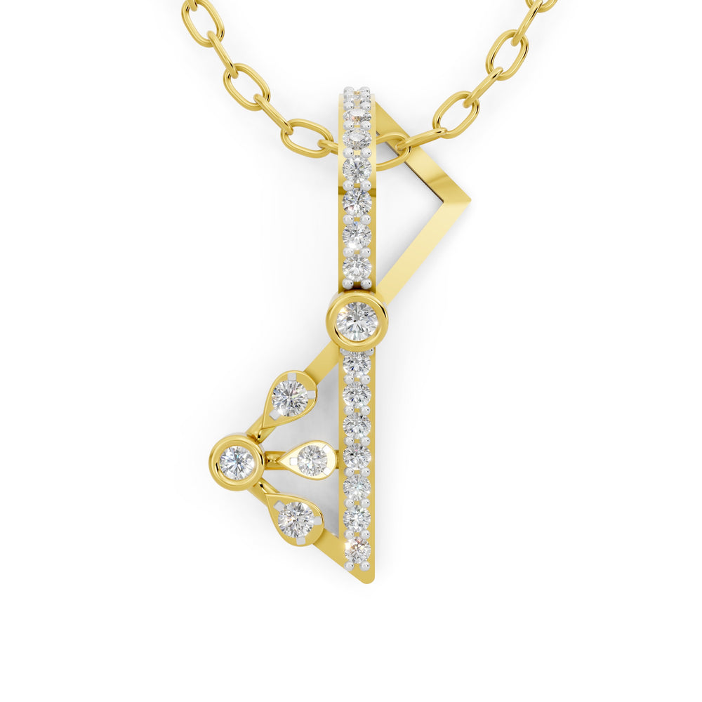 Infinity Arrow Diamond Pendant
